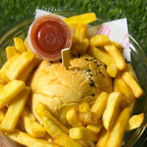 Big Burger, Larger Fries & Ketchup