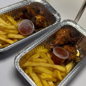 Grilled 2 Medium Chicken, French Fries, Ketchup