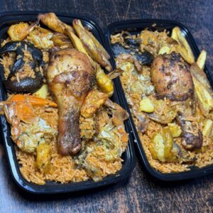 Seafood Jollof Rice