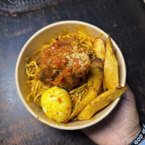Village Rice with Hake Fish
